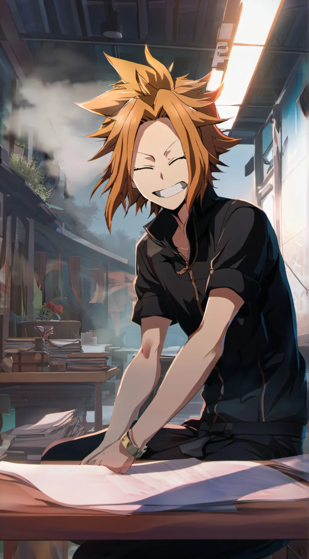ai character: denki background