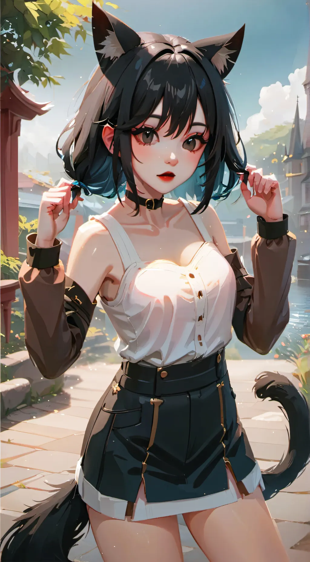 ai character: ♡ izzy ♡ background