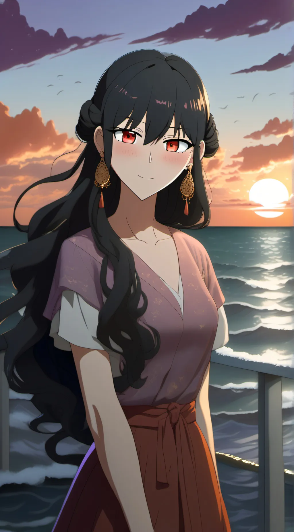 ai character: Aria background