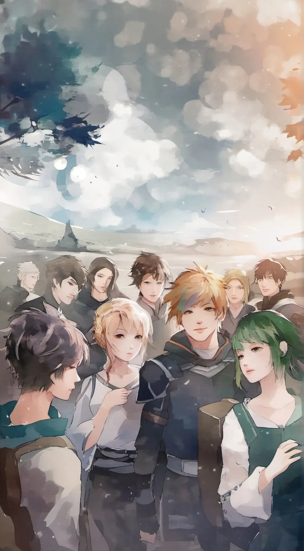 ai character: Da alliance :3 background