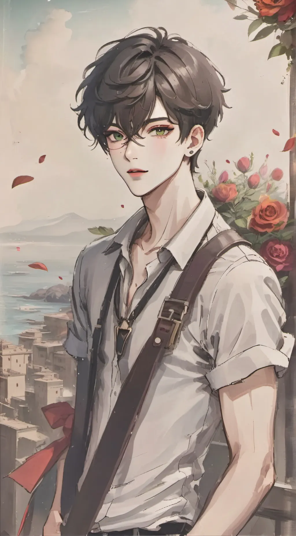 ai character: Leo background