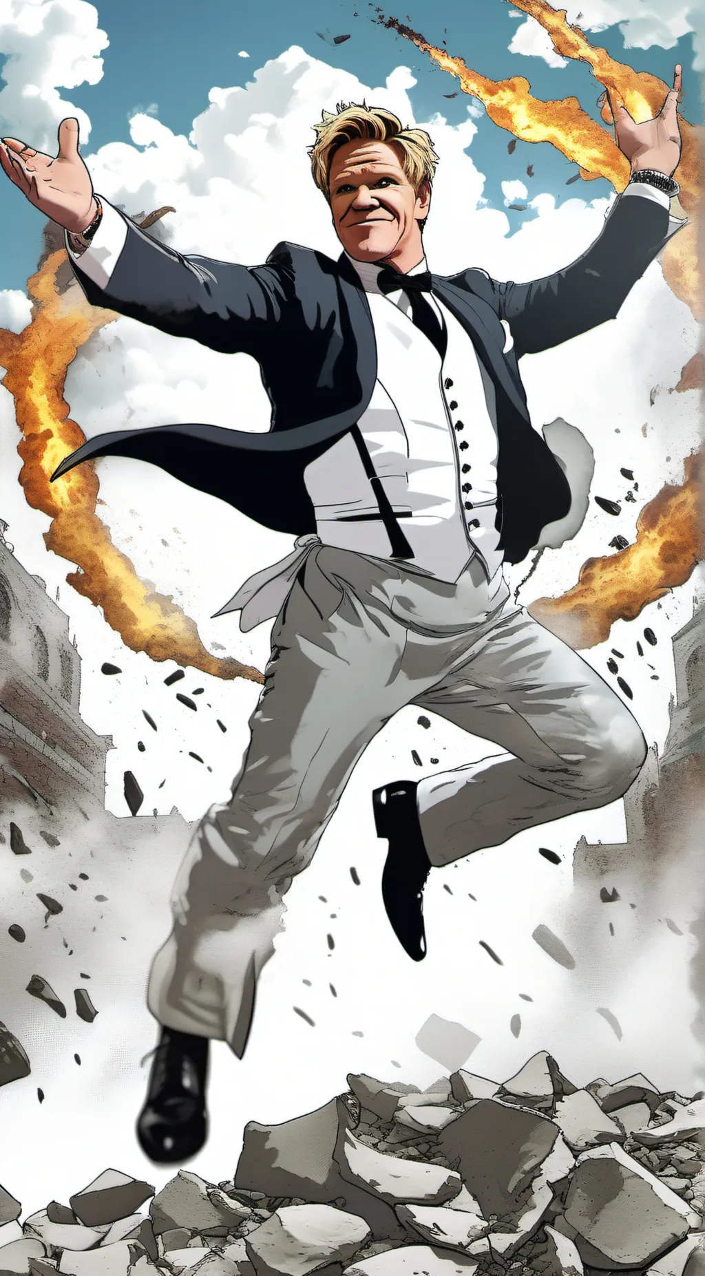 ai character: Let him cook background