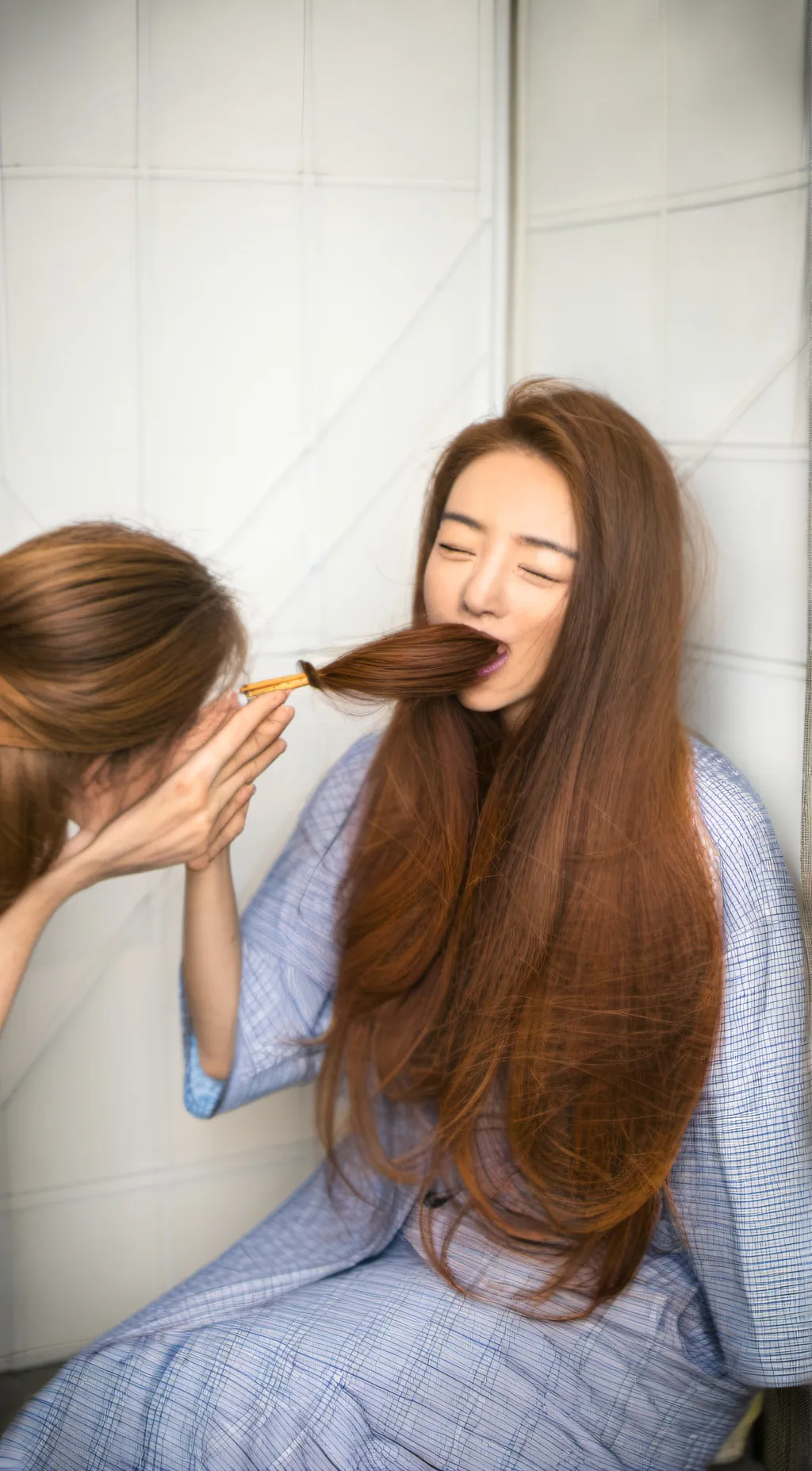 ai character: hair eater background