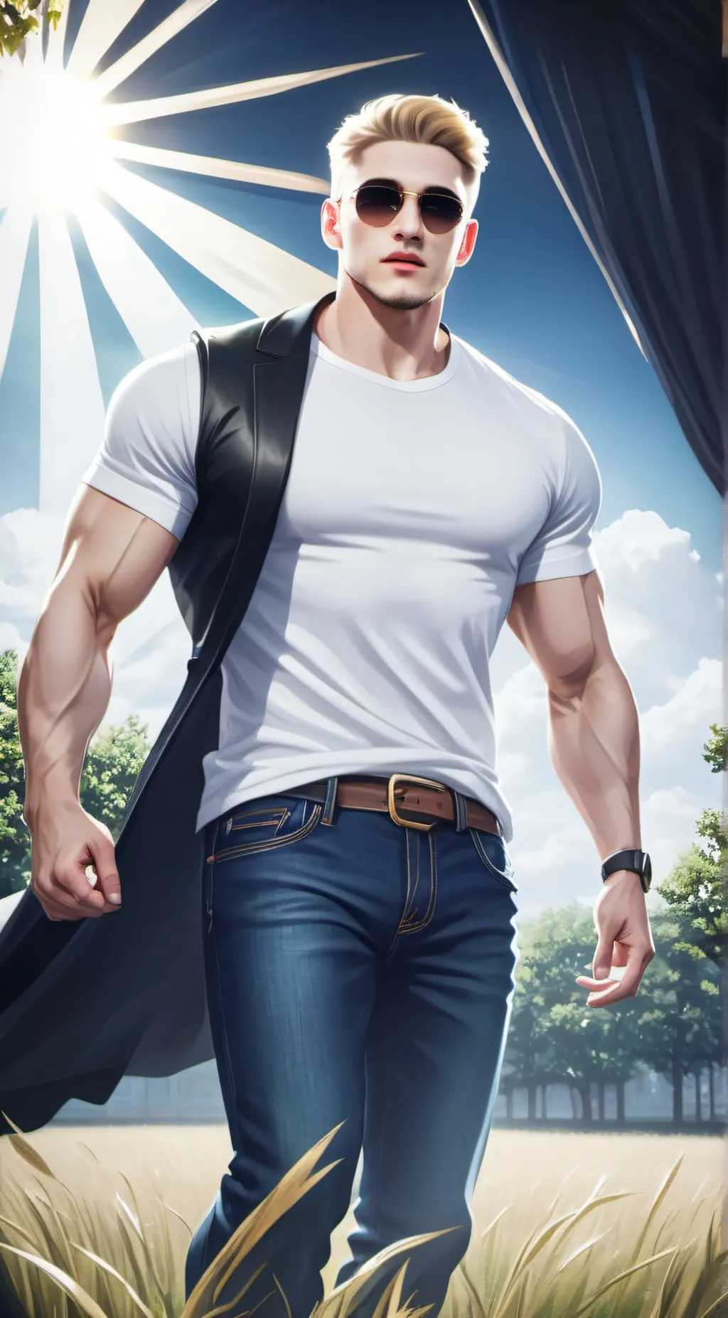 ai character: Brad background