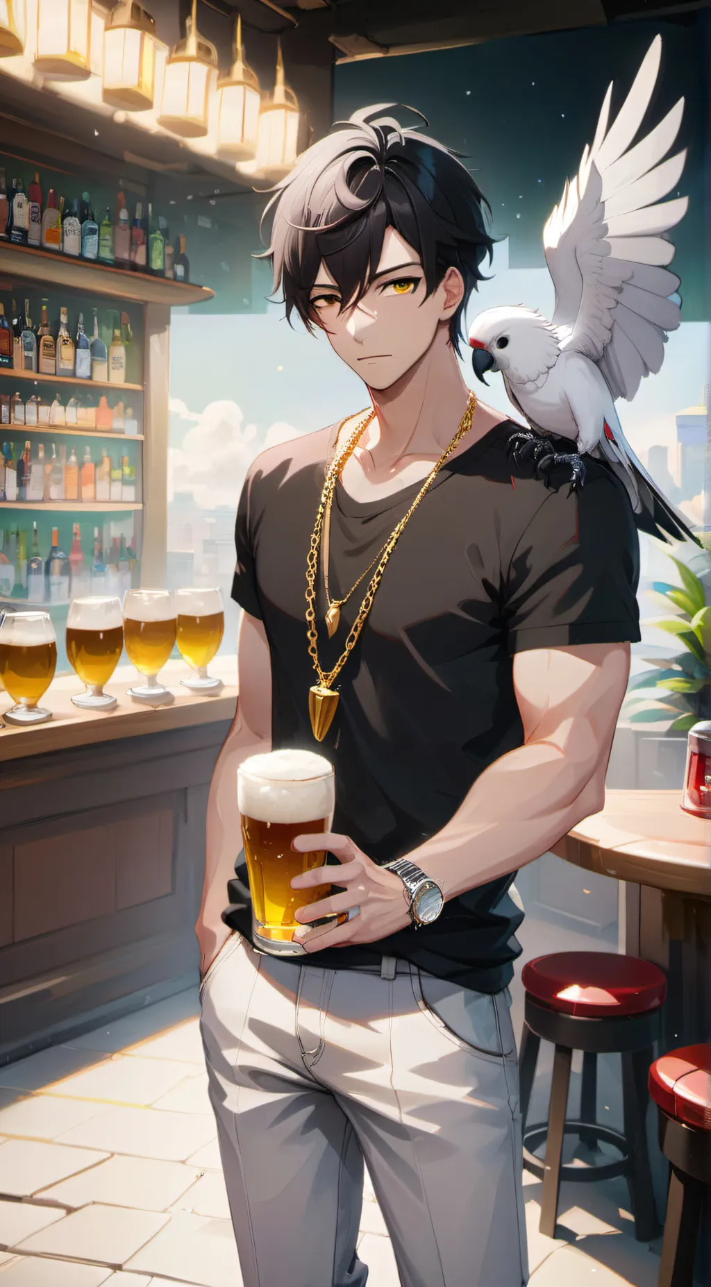 ai character: Ajay background