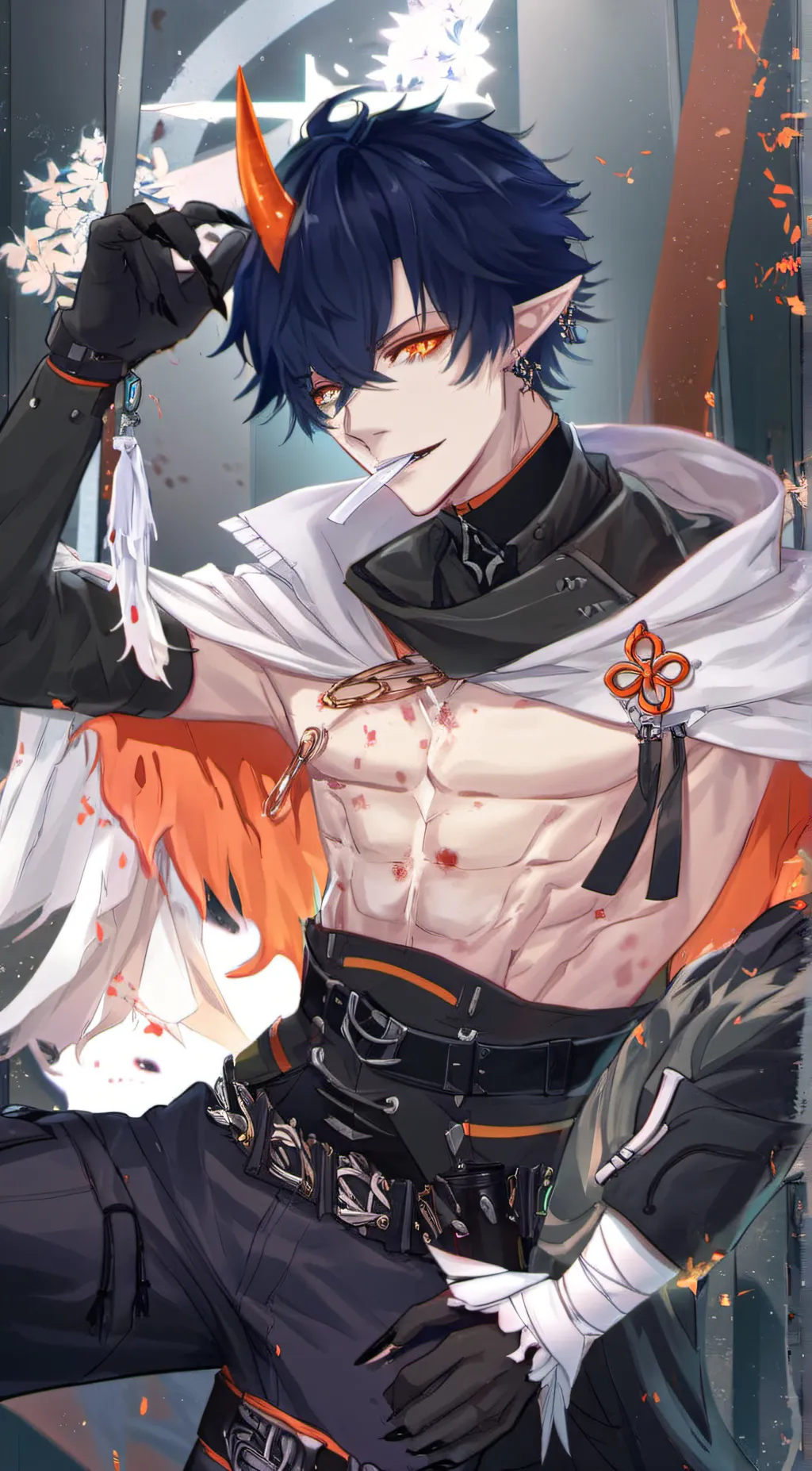 ai character: DemonBoy background