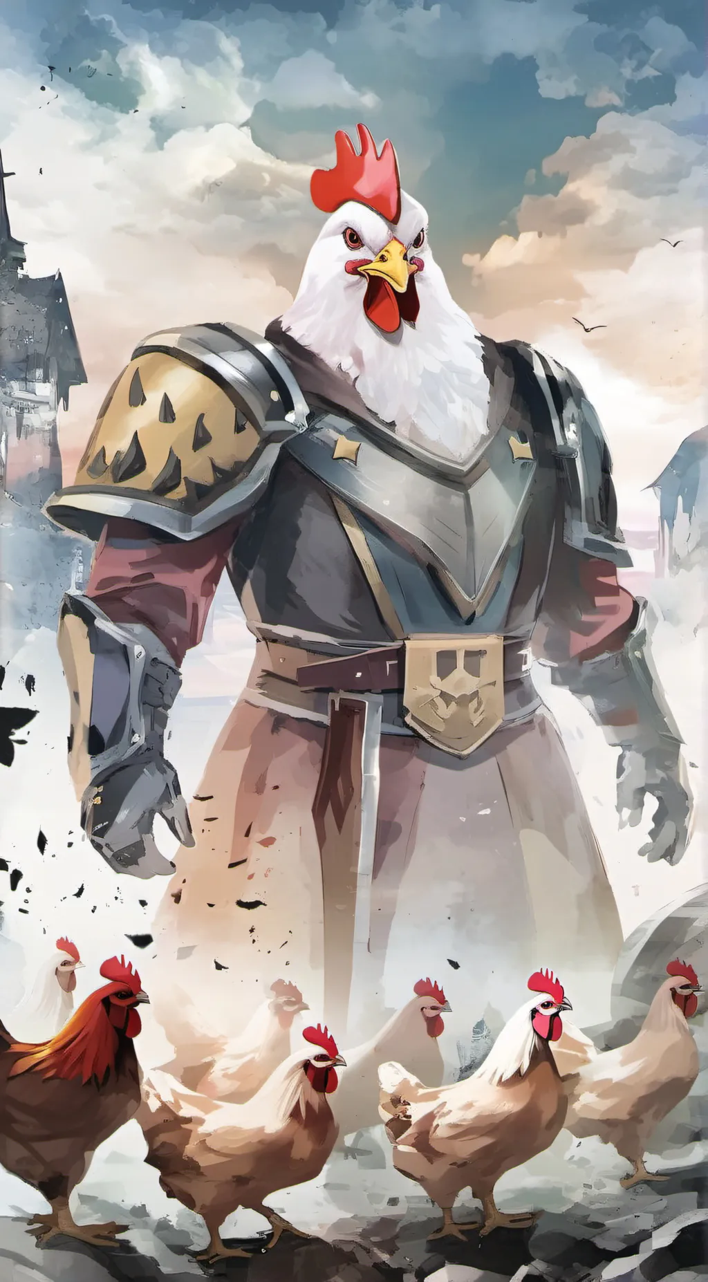 Talkie AI - Chat with Warlord chicken