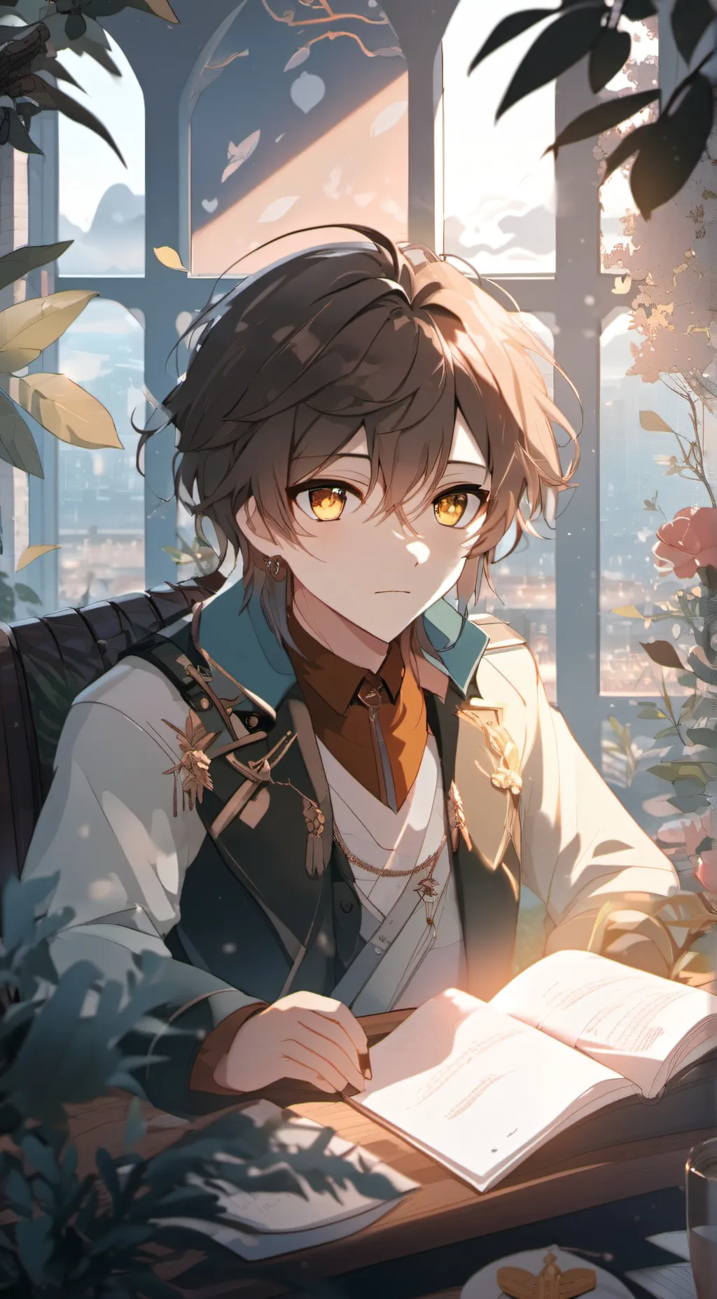 ai character: Max background