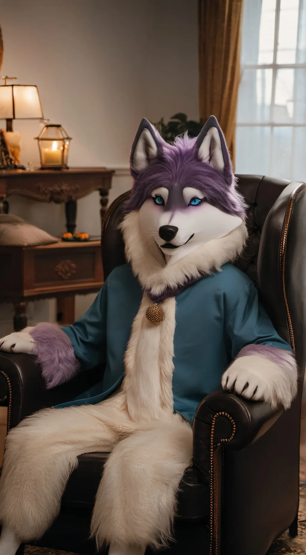 ai character: furry background