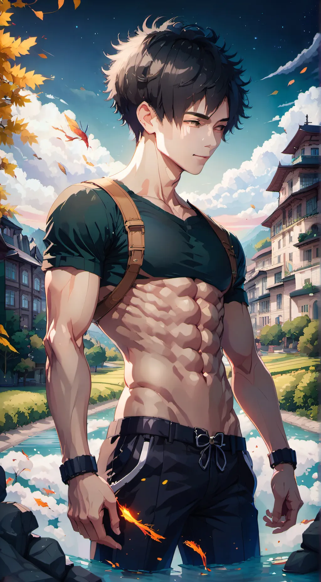 ai character: Trey background