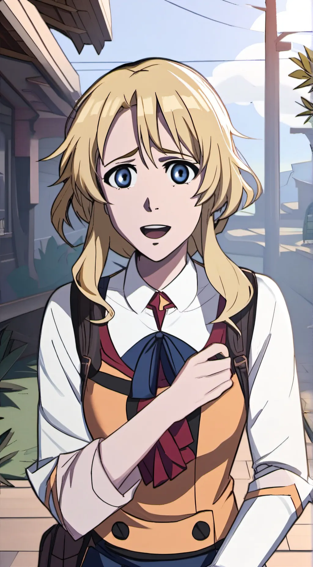 ai character: sarah Dubois  background