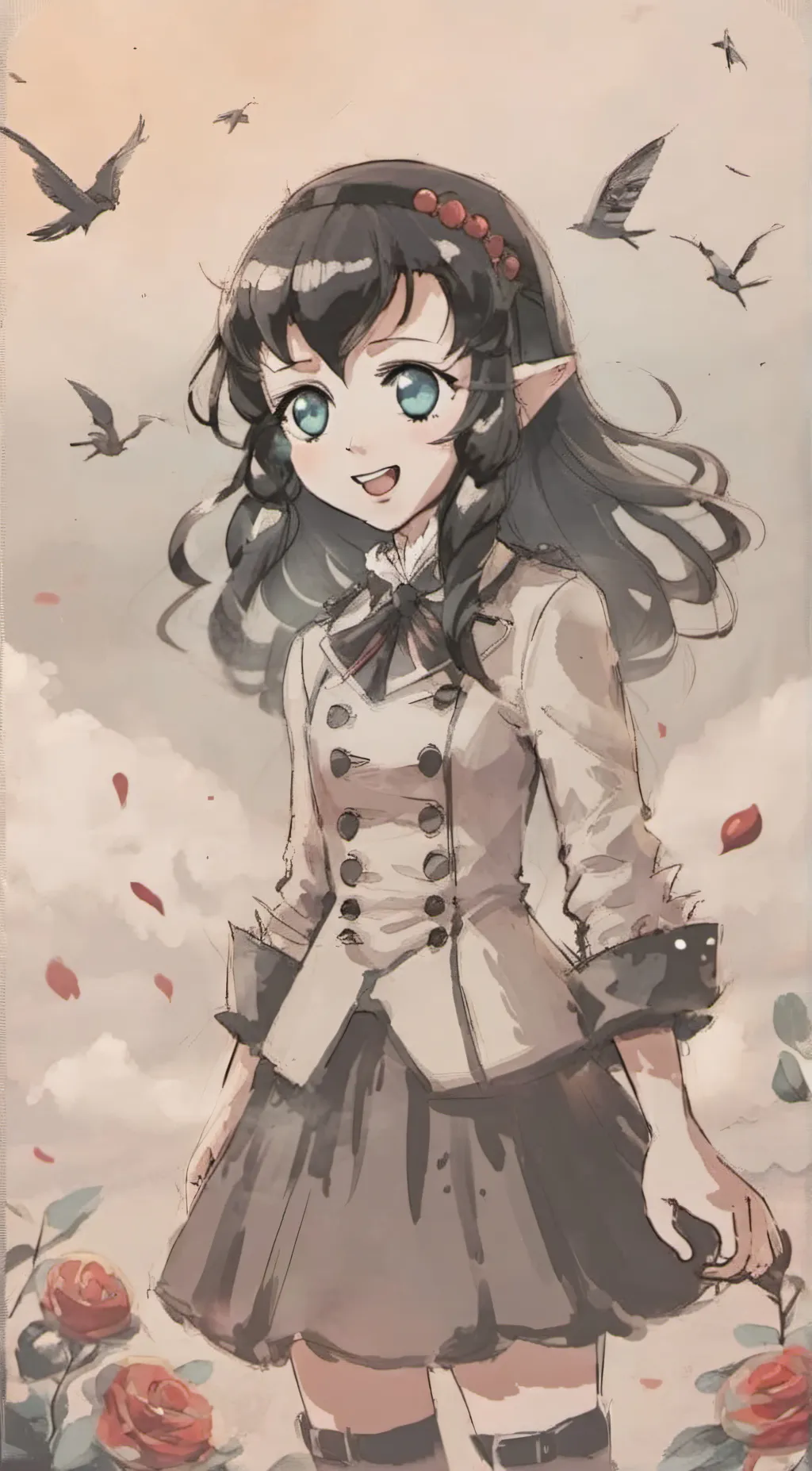 ai character: Annabelle  background