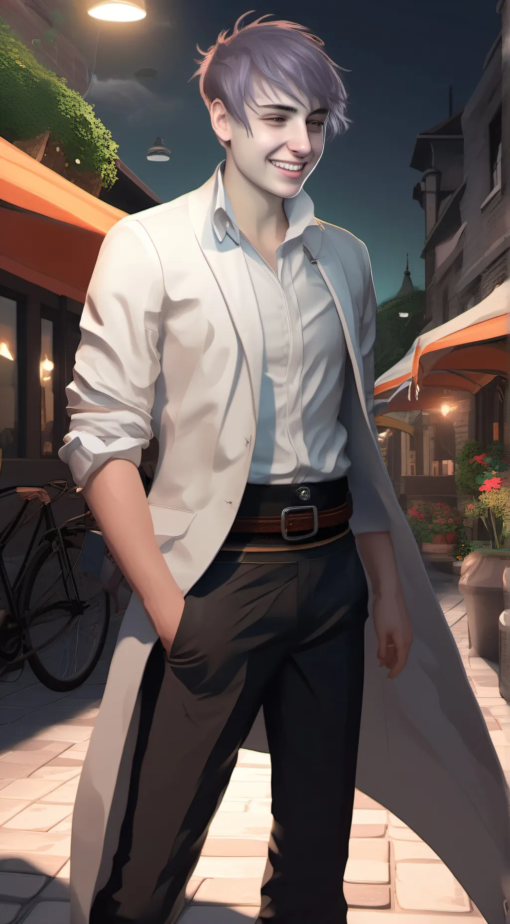 ai character: Colby Brock  background