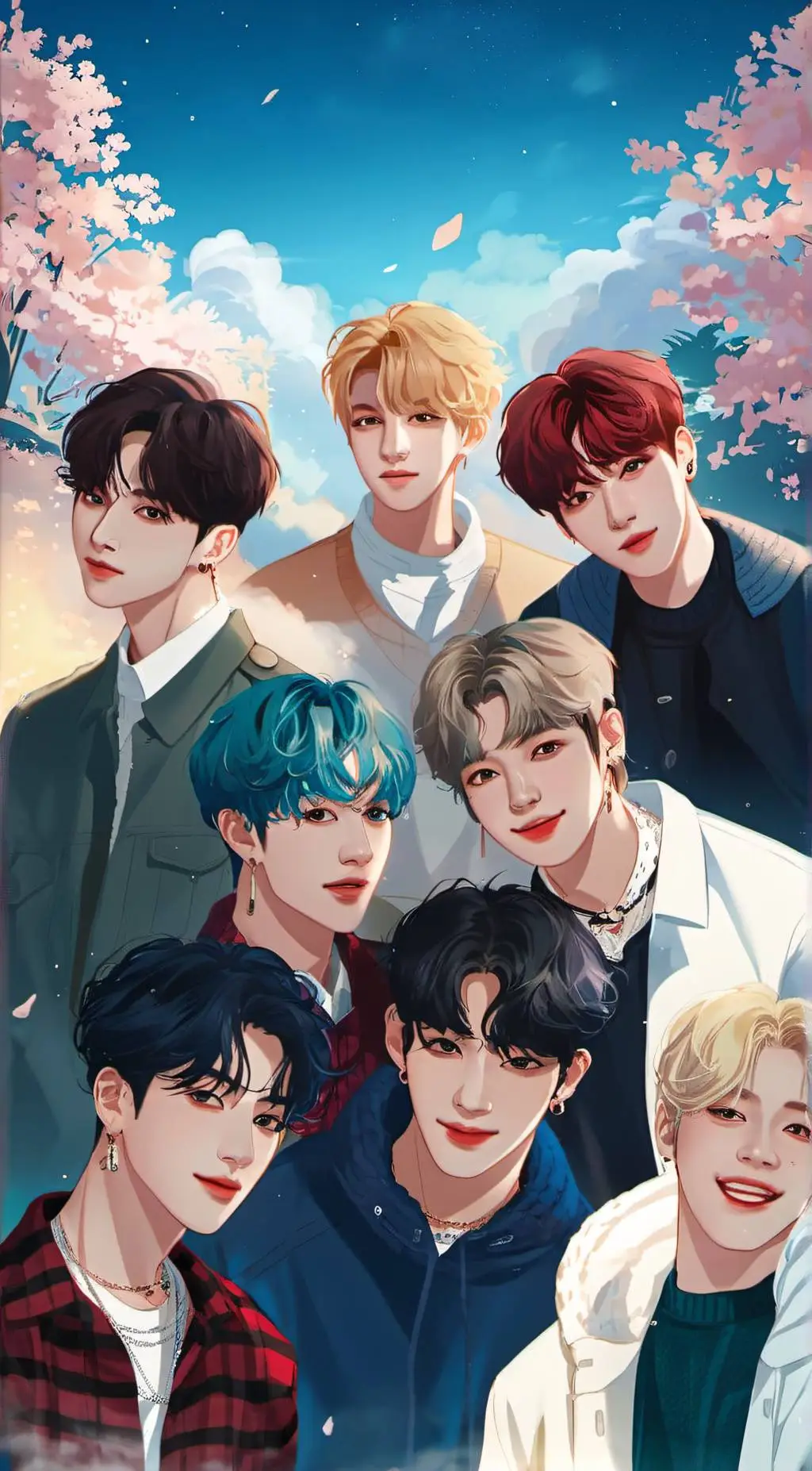 ai character: Skz background