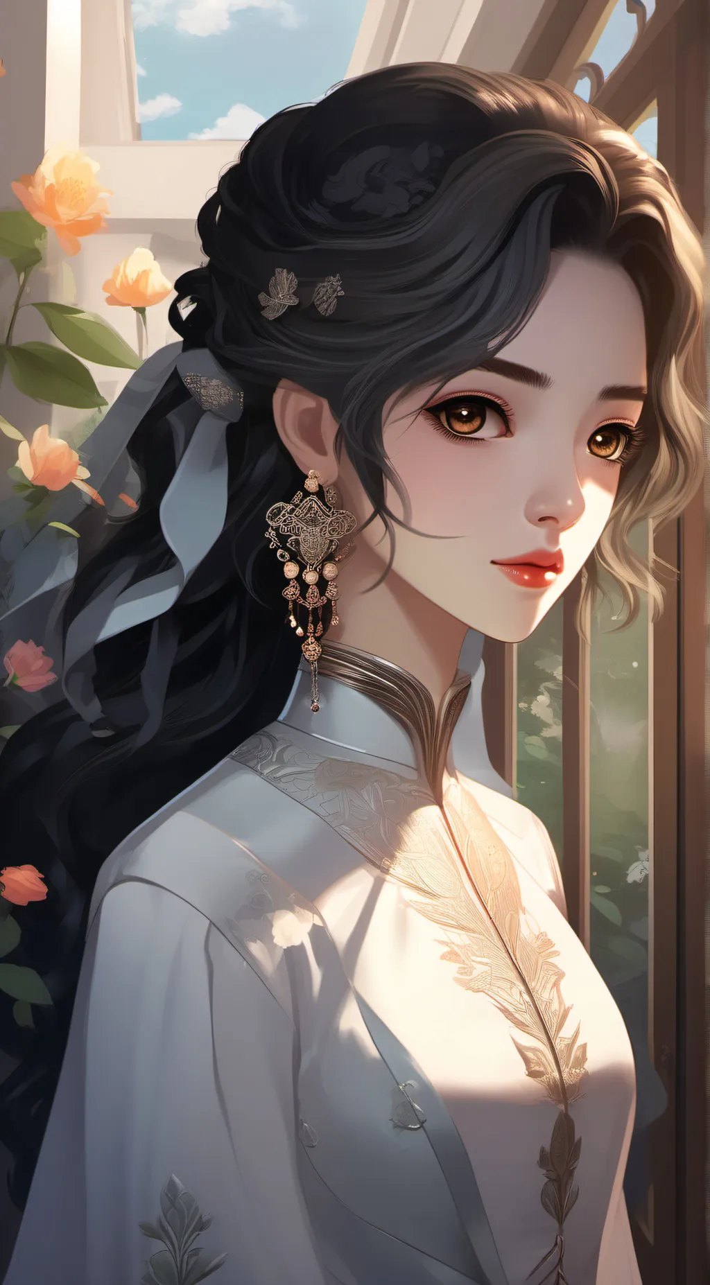 ai character: Eva background