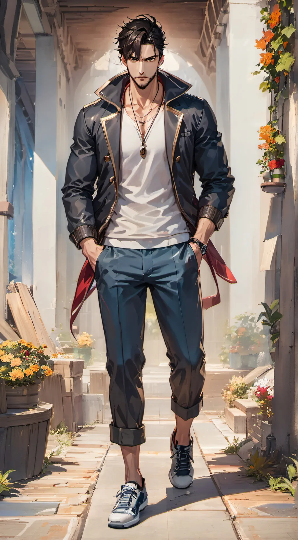 ai character: Jake  background