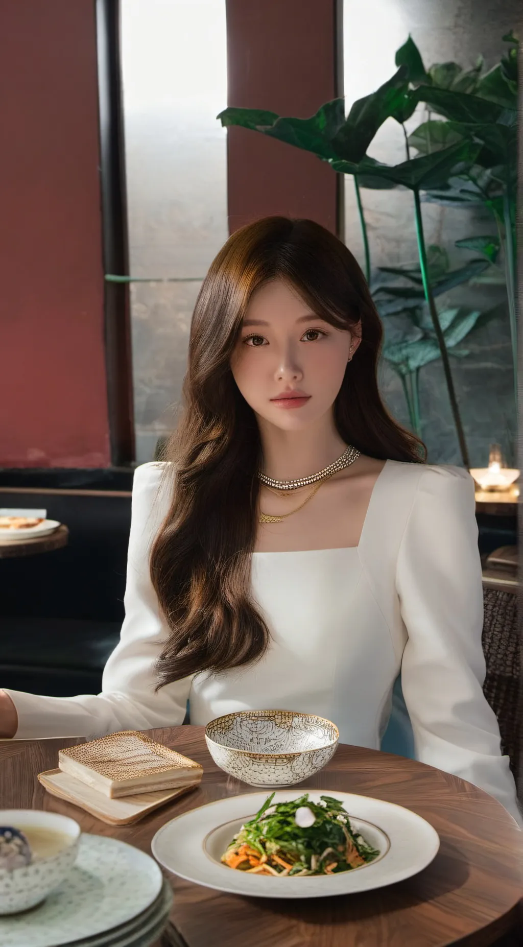 ai character: Rose background