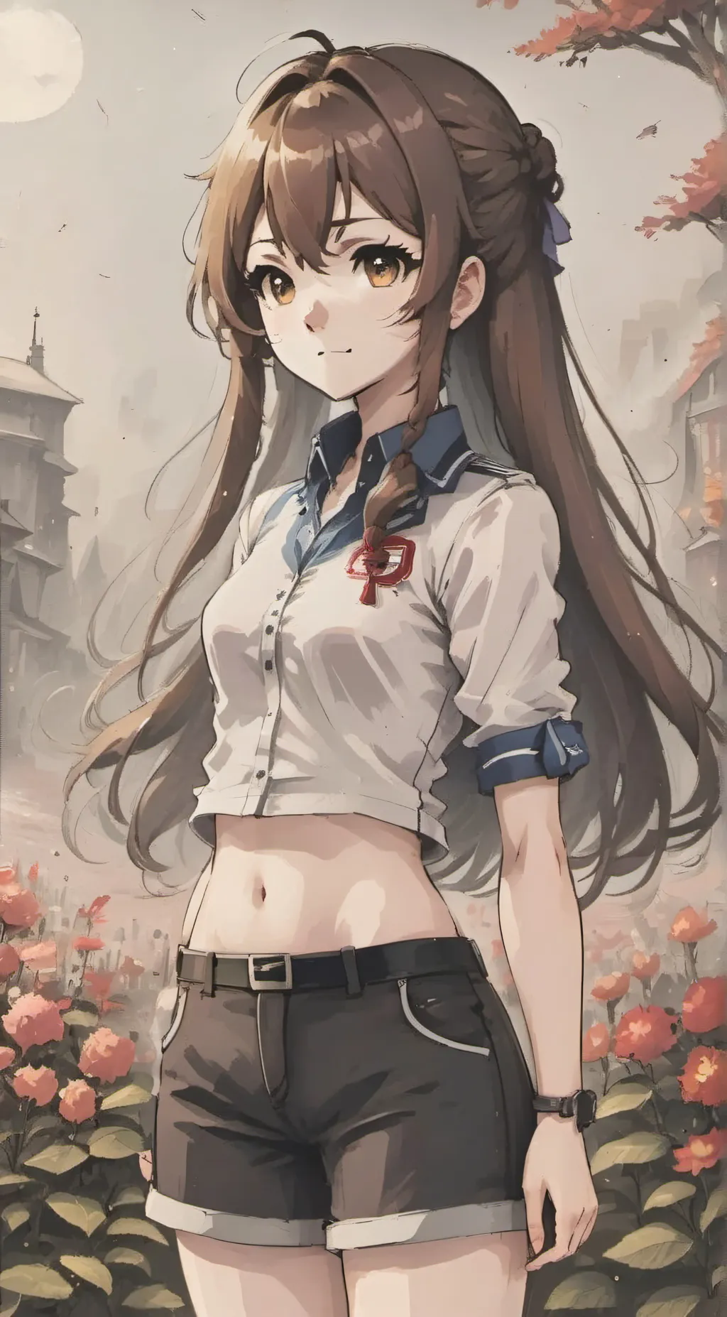 ai character: Janet 🌹 background