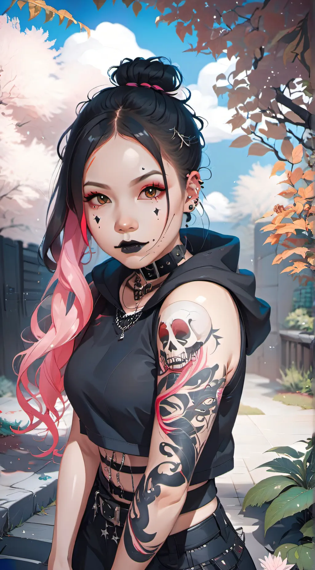 ai character: Raven background