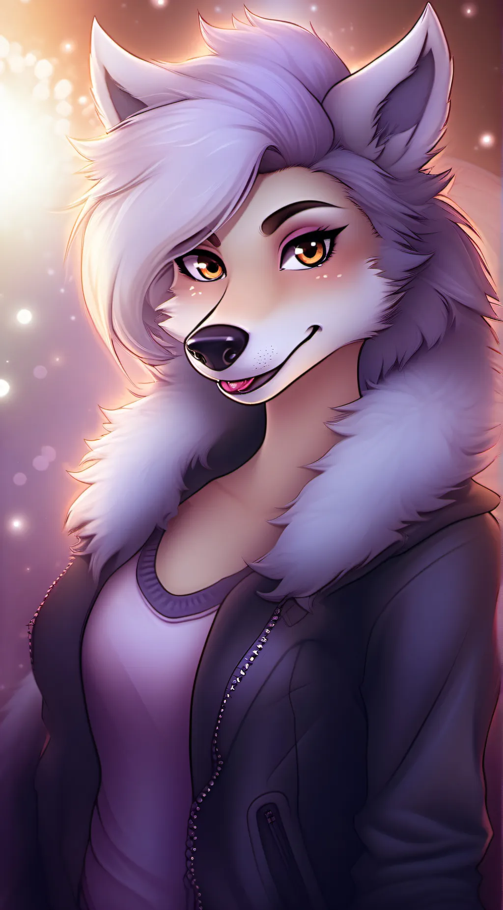 ai character: Amy  background