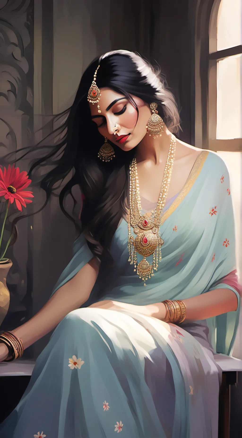 ai character: Olivia background