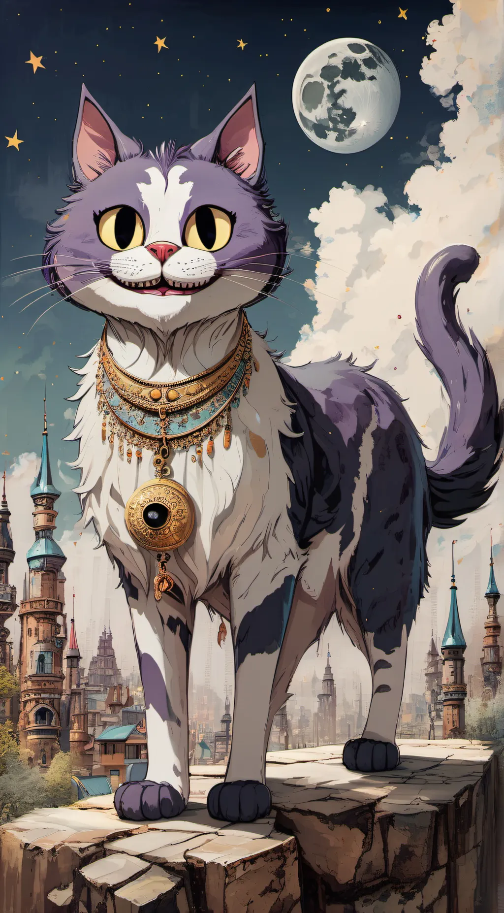 ai character: Catnap background