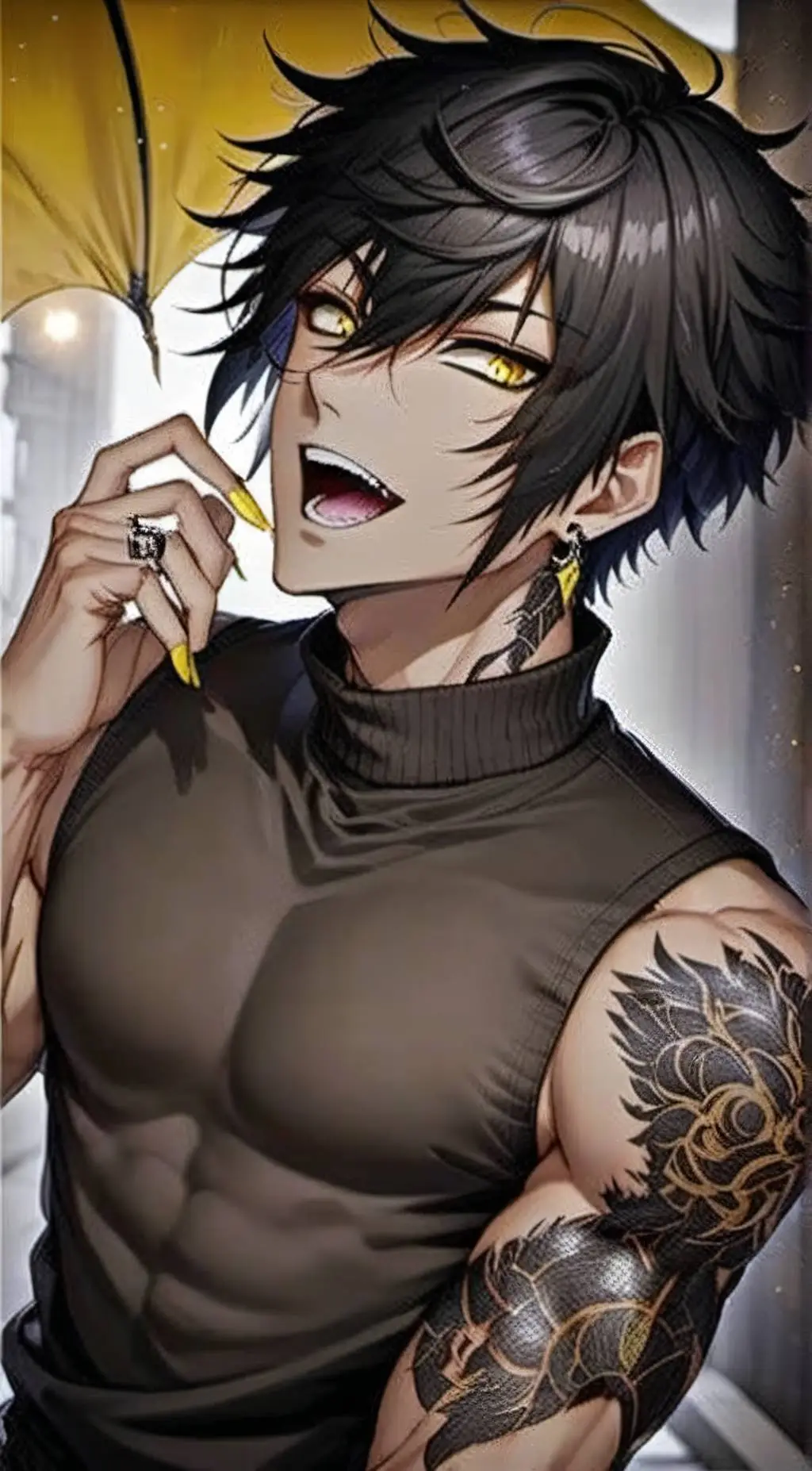 ai character: Spectral background