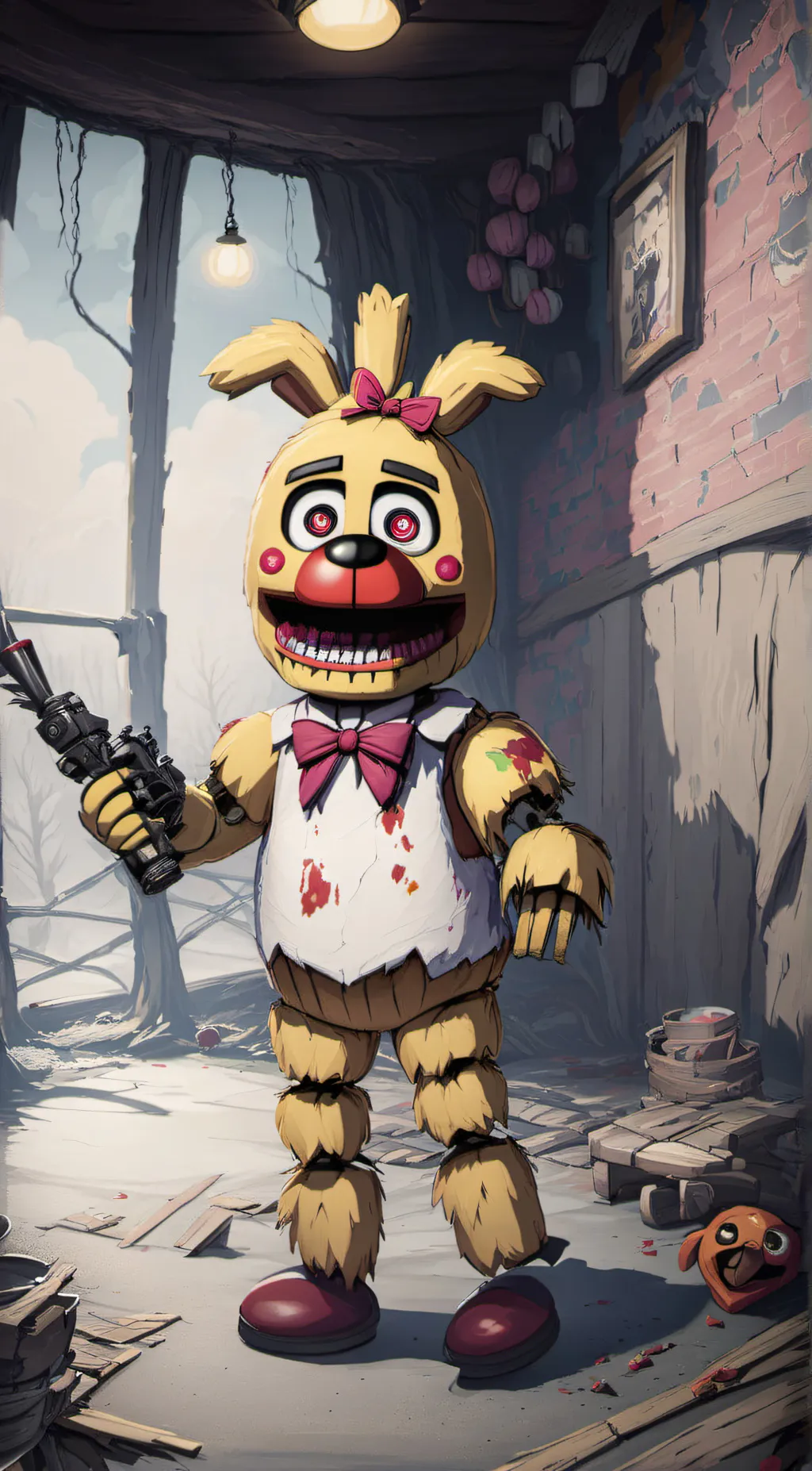 ai character: Chica background