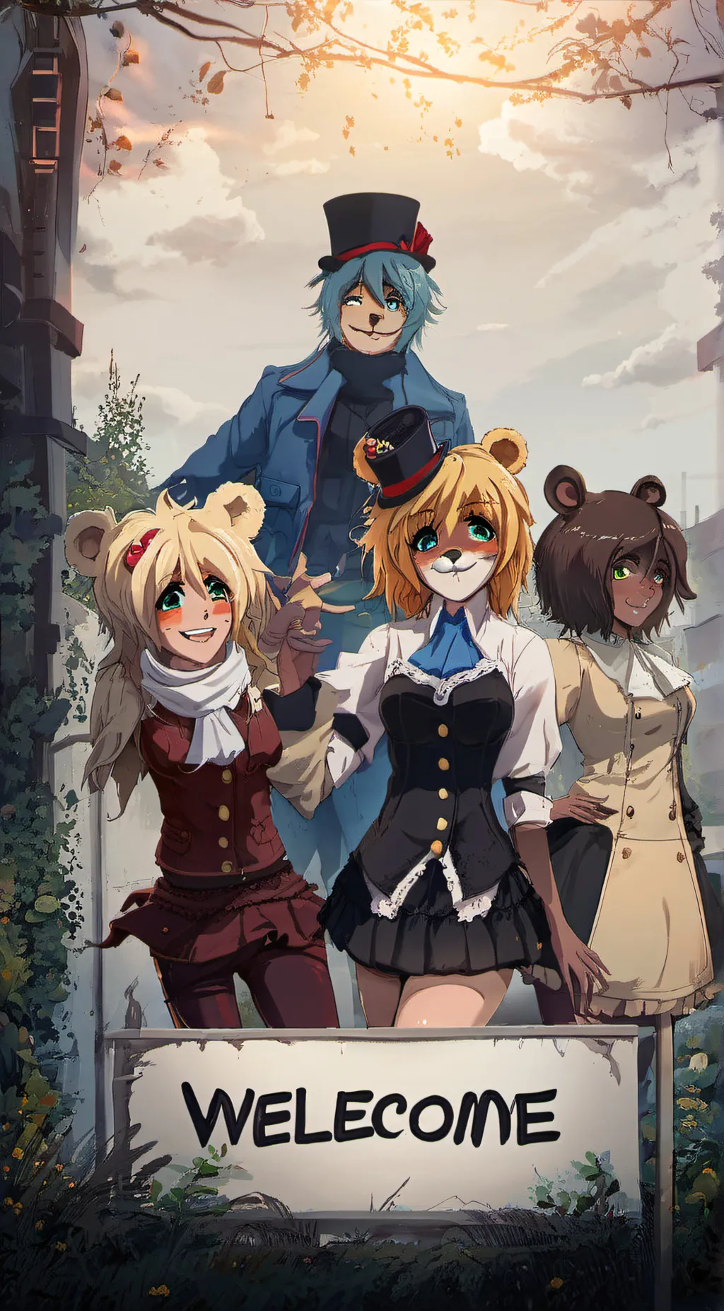 ai character: fnia 1 characters background