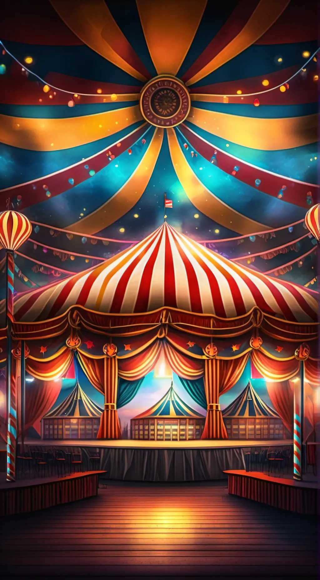ai character: ✨🎪tadc🎪✨ background