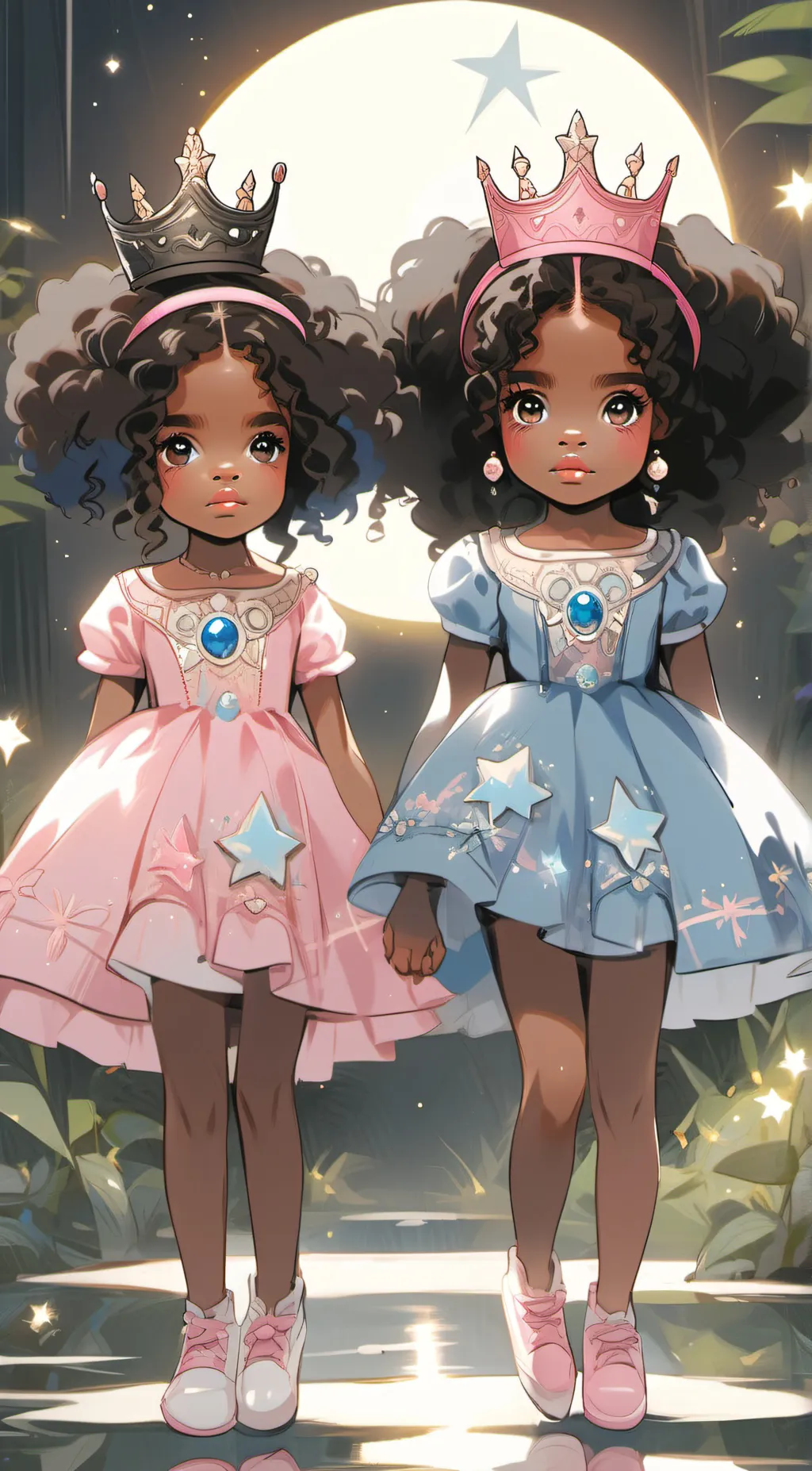 ai character: Niki And Mitchell  background