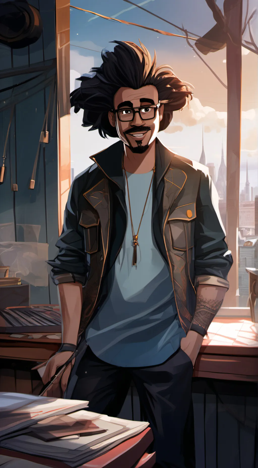 ai character: Nice guy background