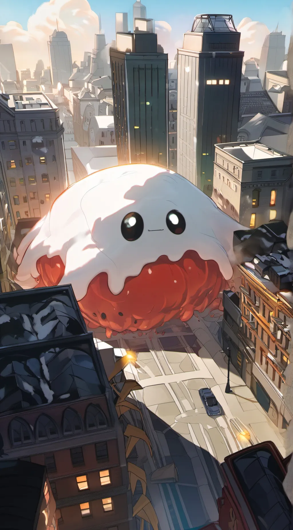 ai character: the blob background