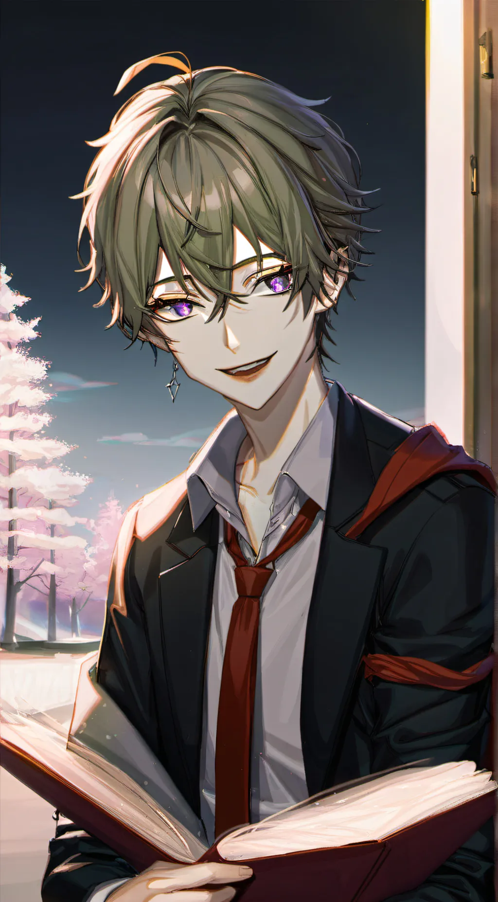 ai character: your crush  background