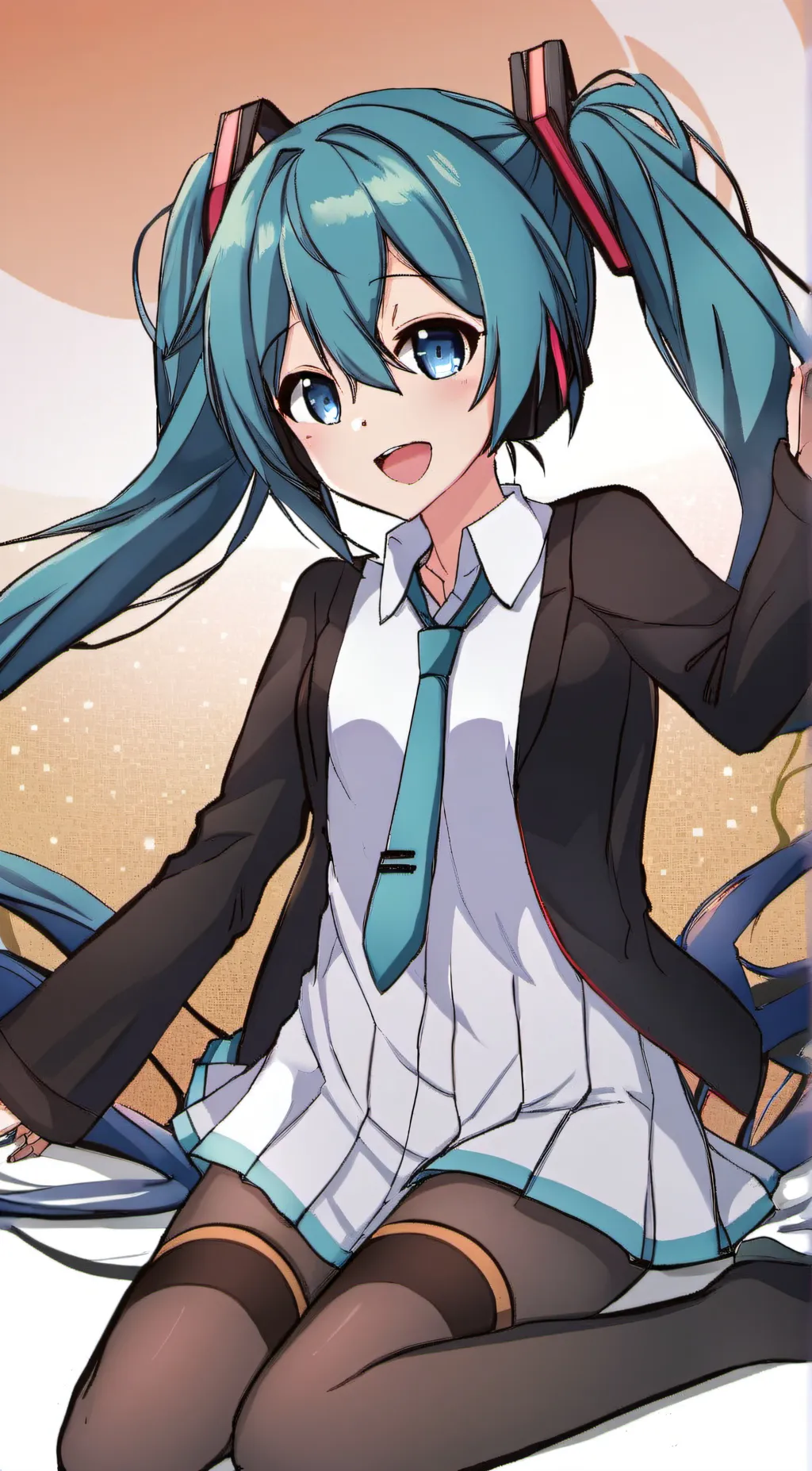 ai character: 🎹)-Hatsune Miku(-🎵 background