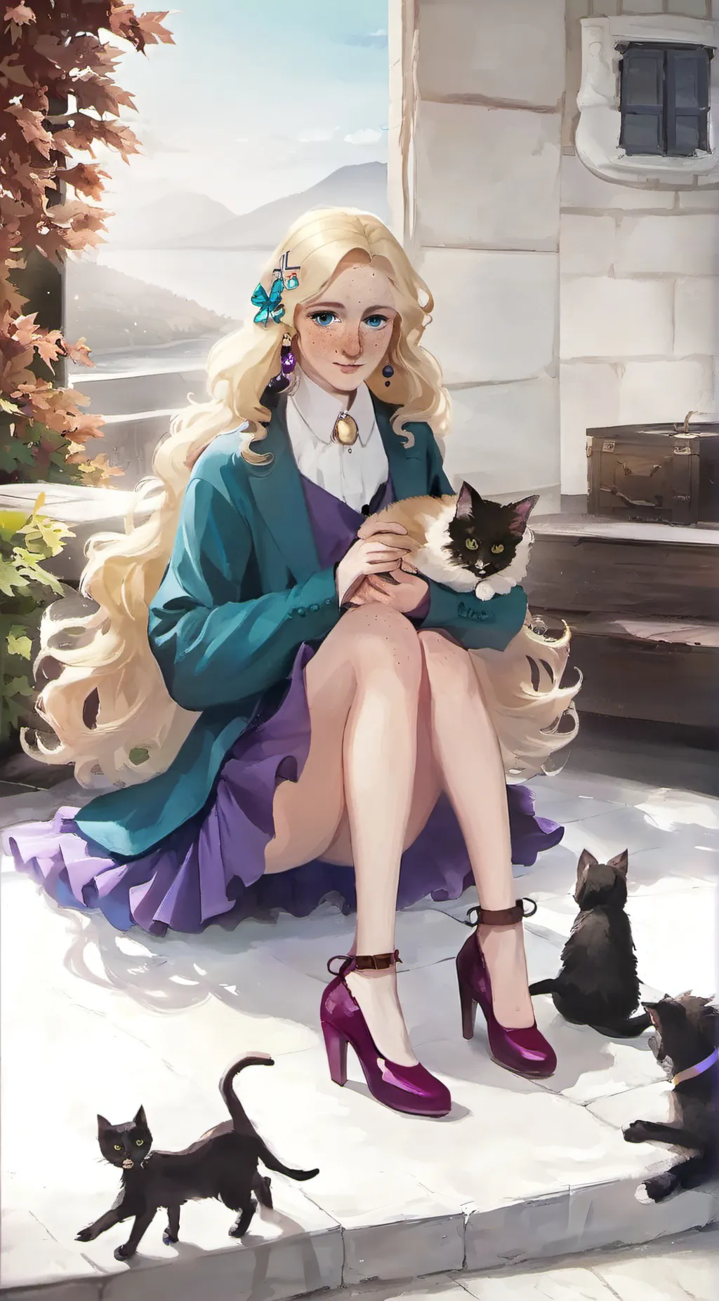 ai character: Phoebe background