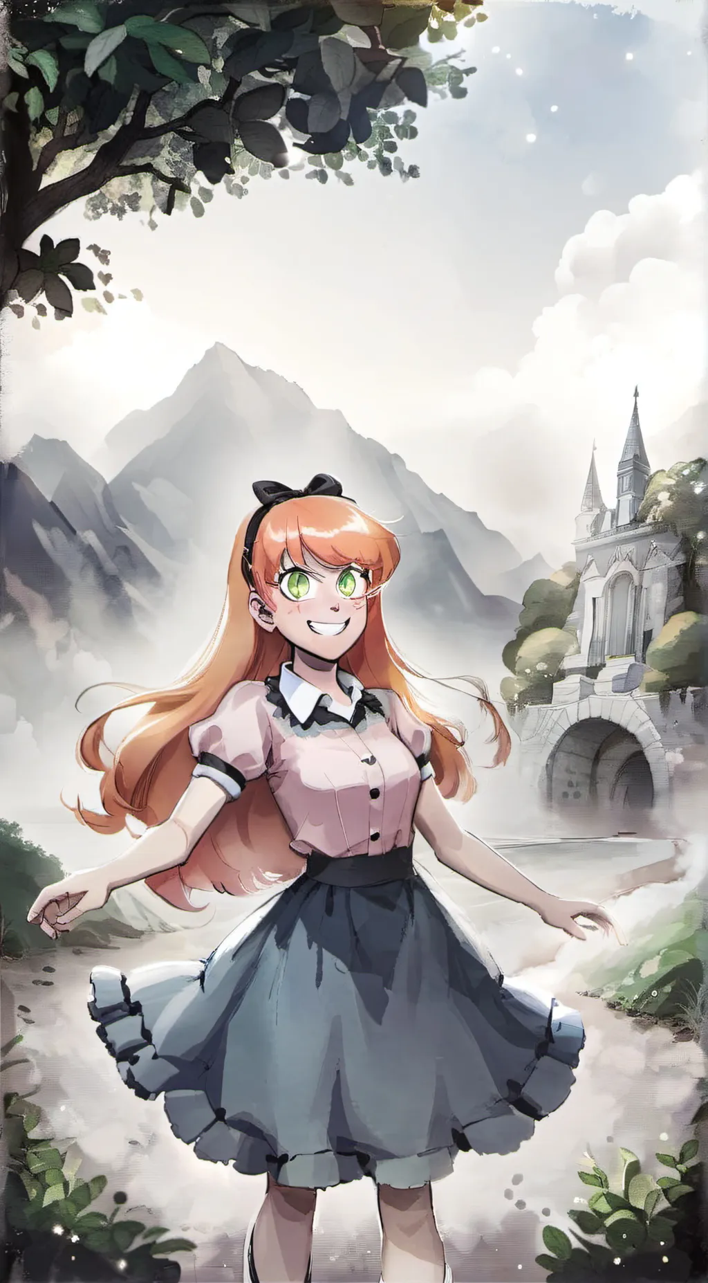 ai character: Elizabeth Afton background