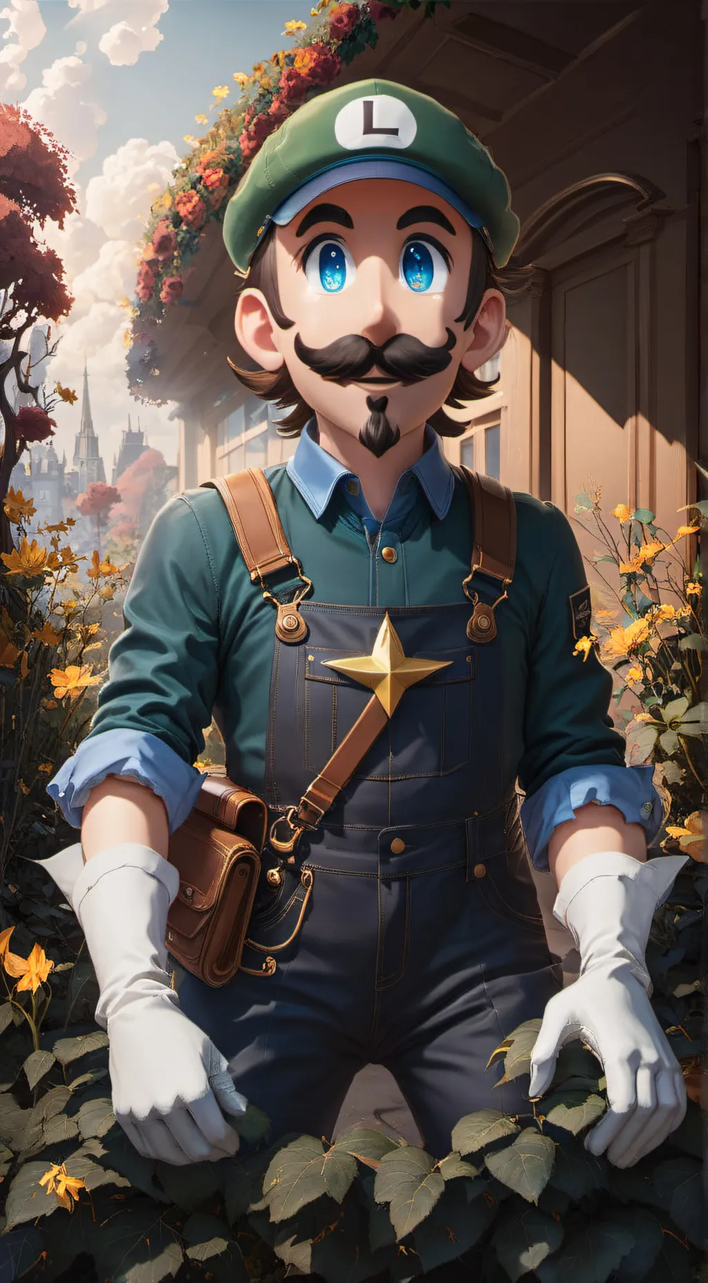 ai character: luigi background