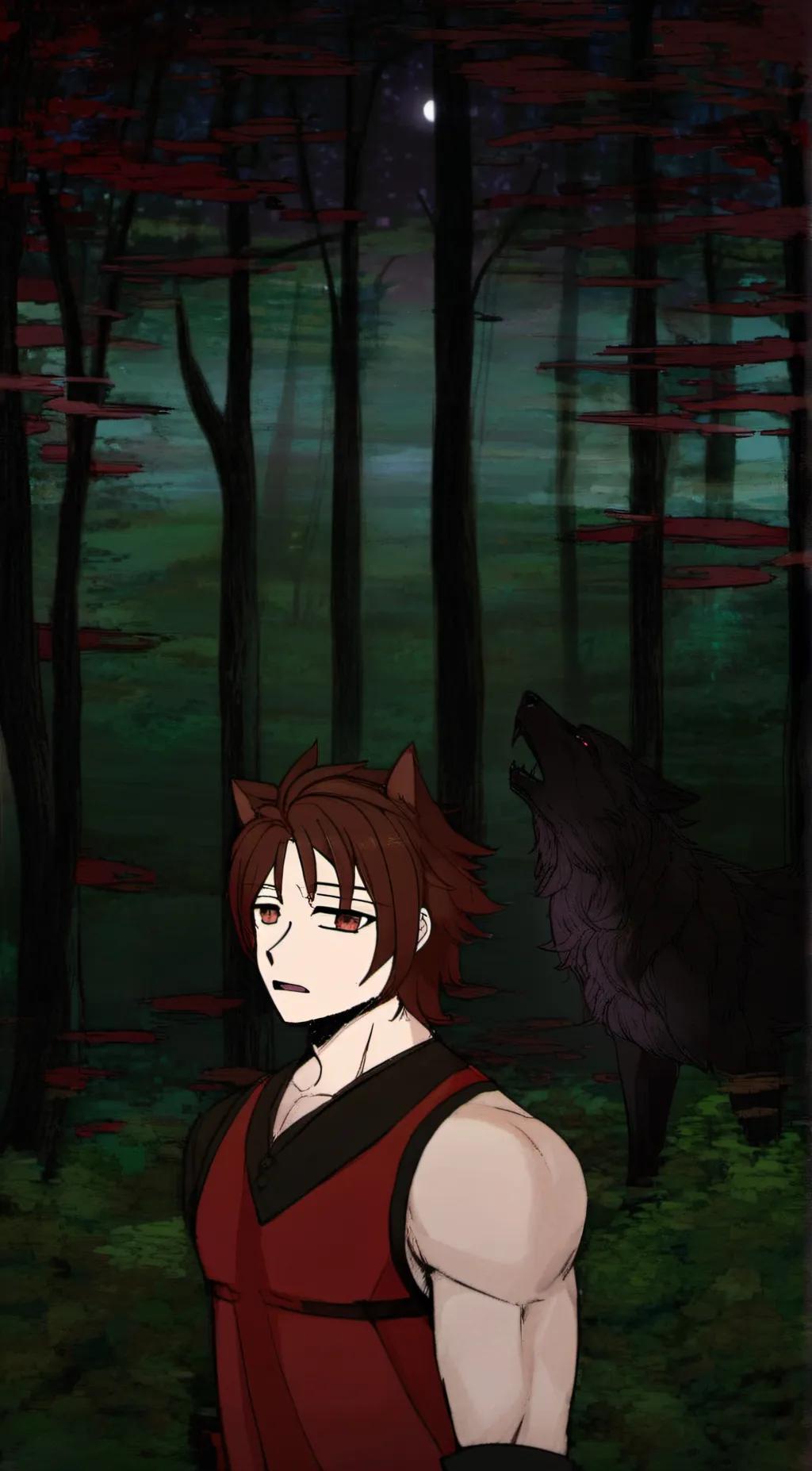 ai character: Aaron background