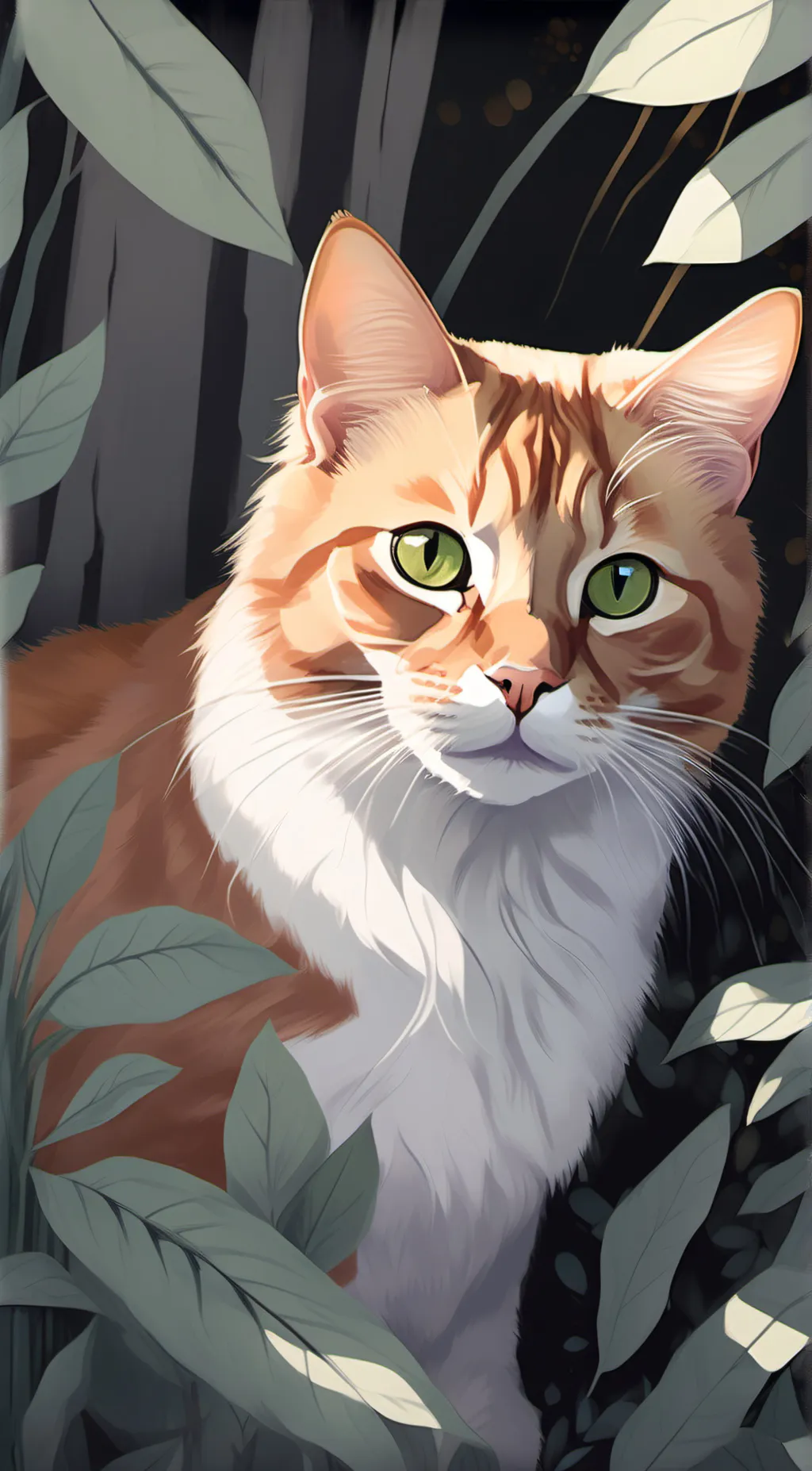 ai character: Fireheart background