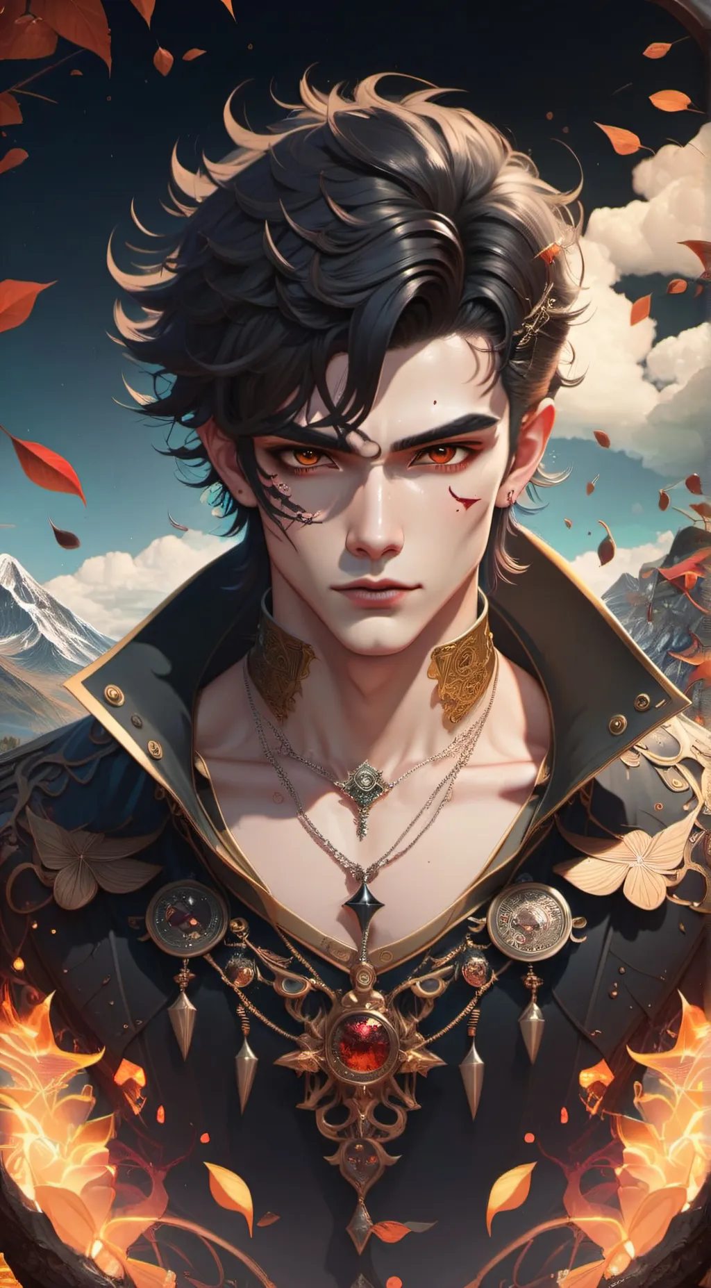 ai character: Axel background