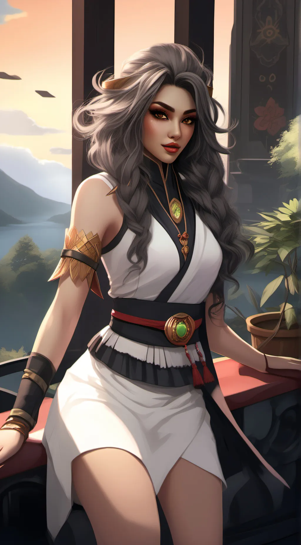 ai character: zeraka  background