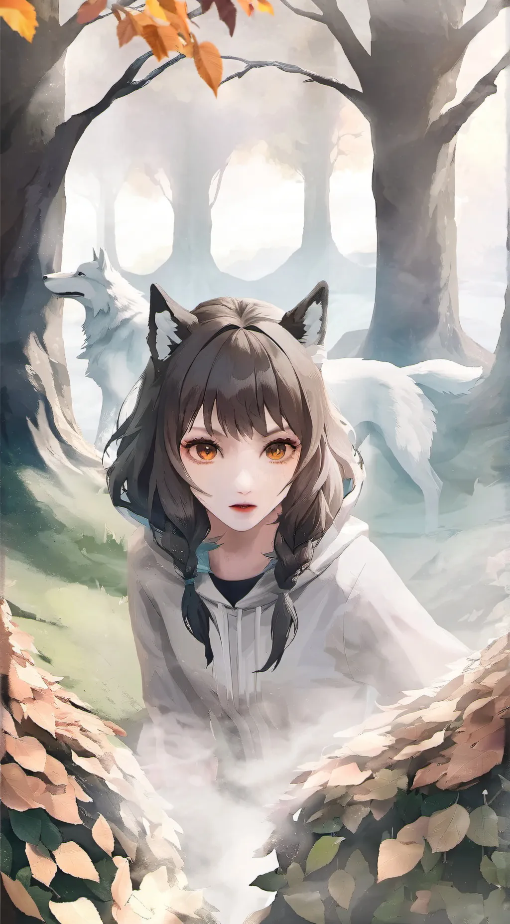 ai character: Luna background