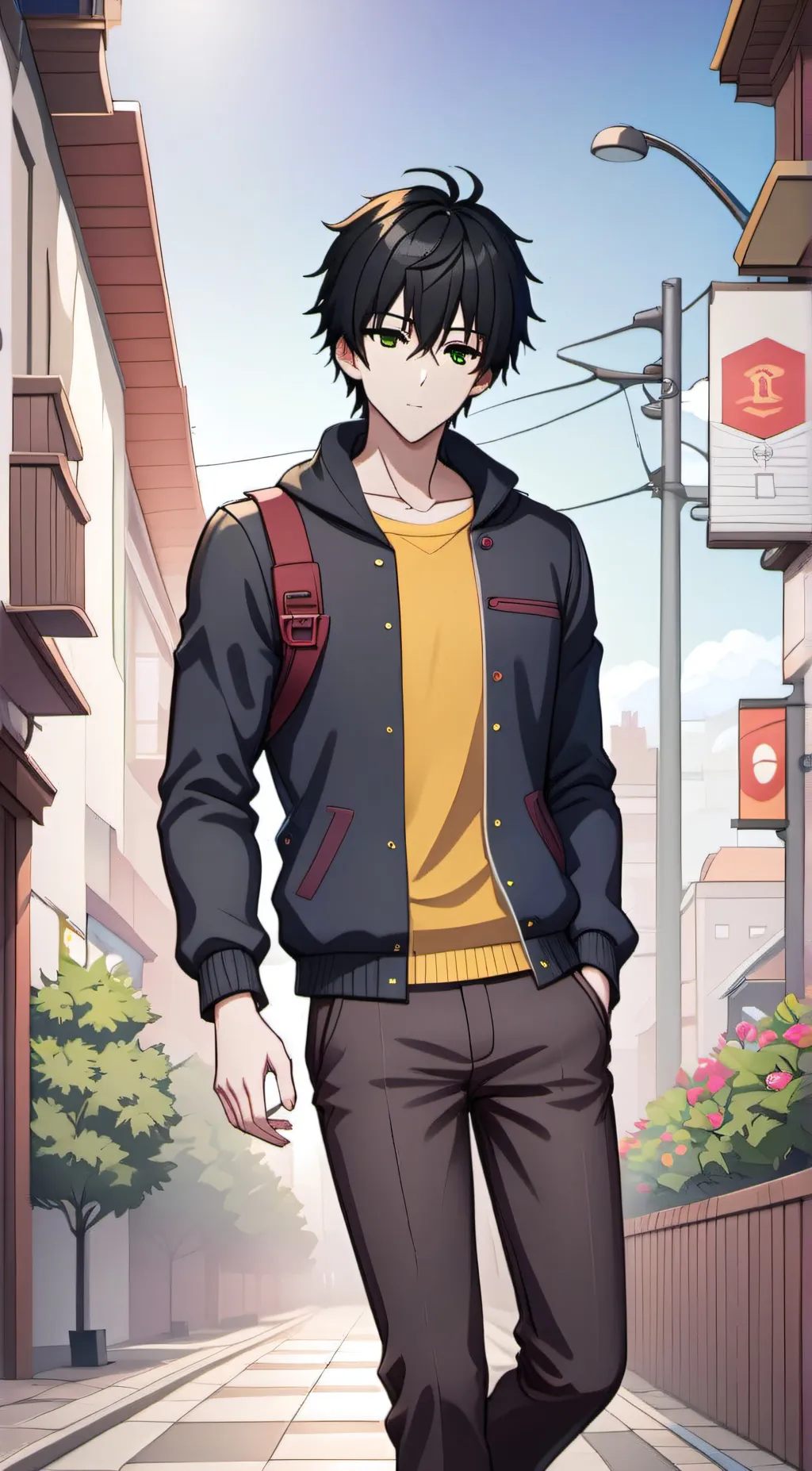 ai character: Adam background