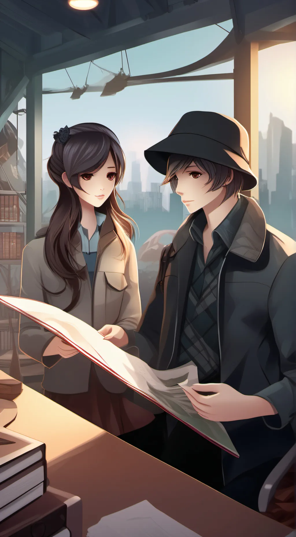 ai character: emma and jake background