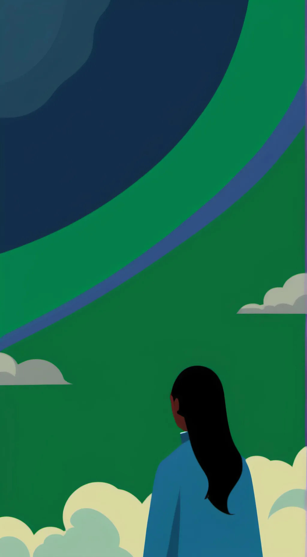 ai character: Heaven background