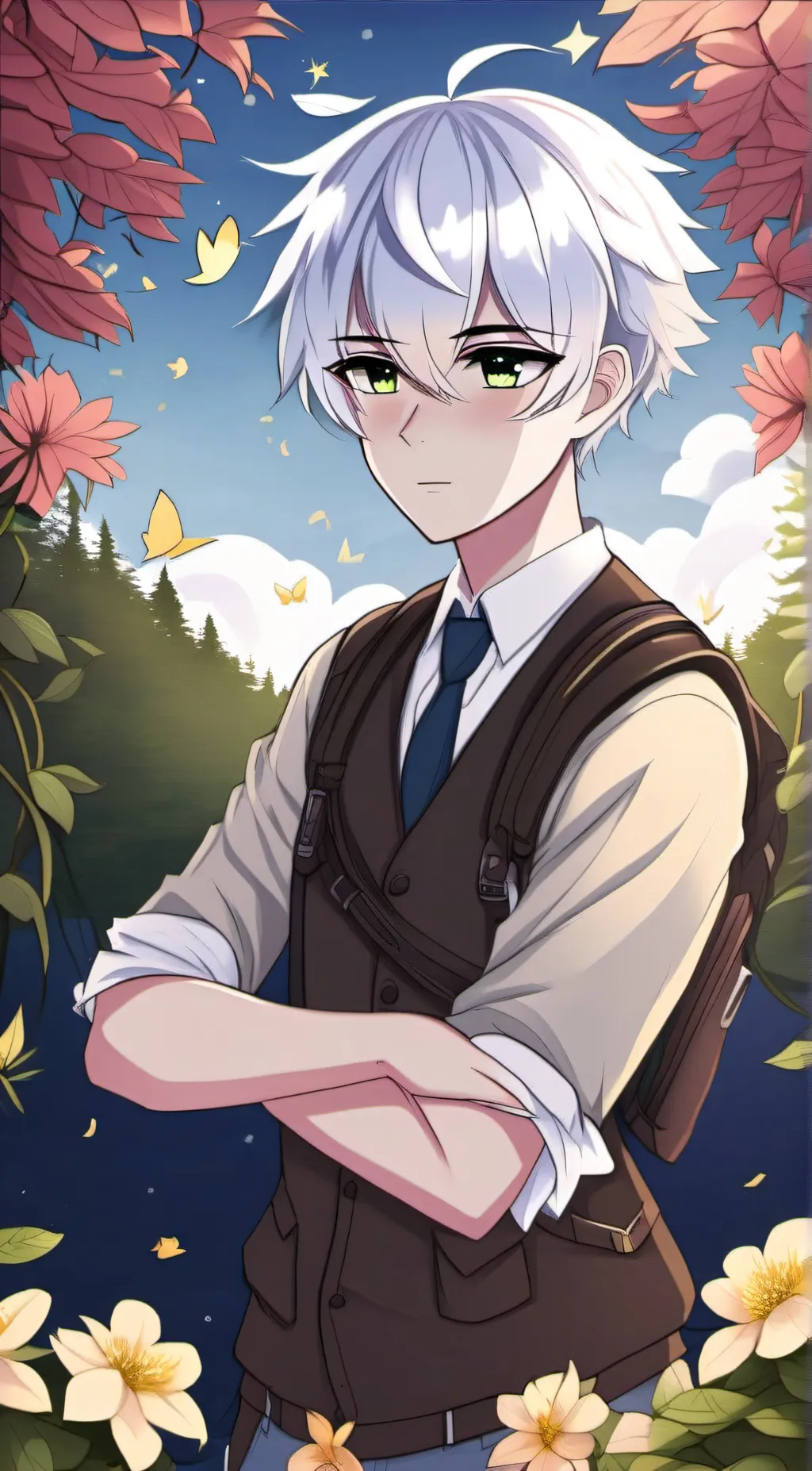 ai character: Mark  background