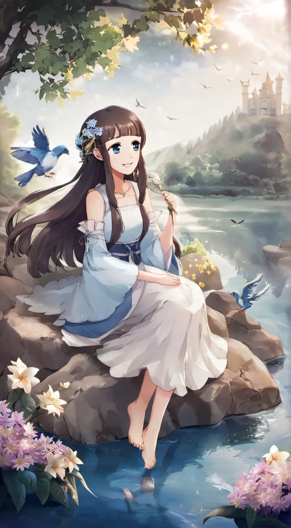 ai character: Charlotte  background