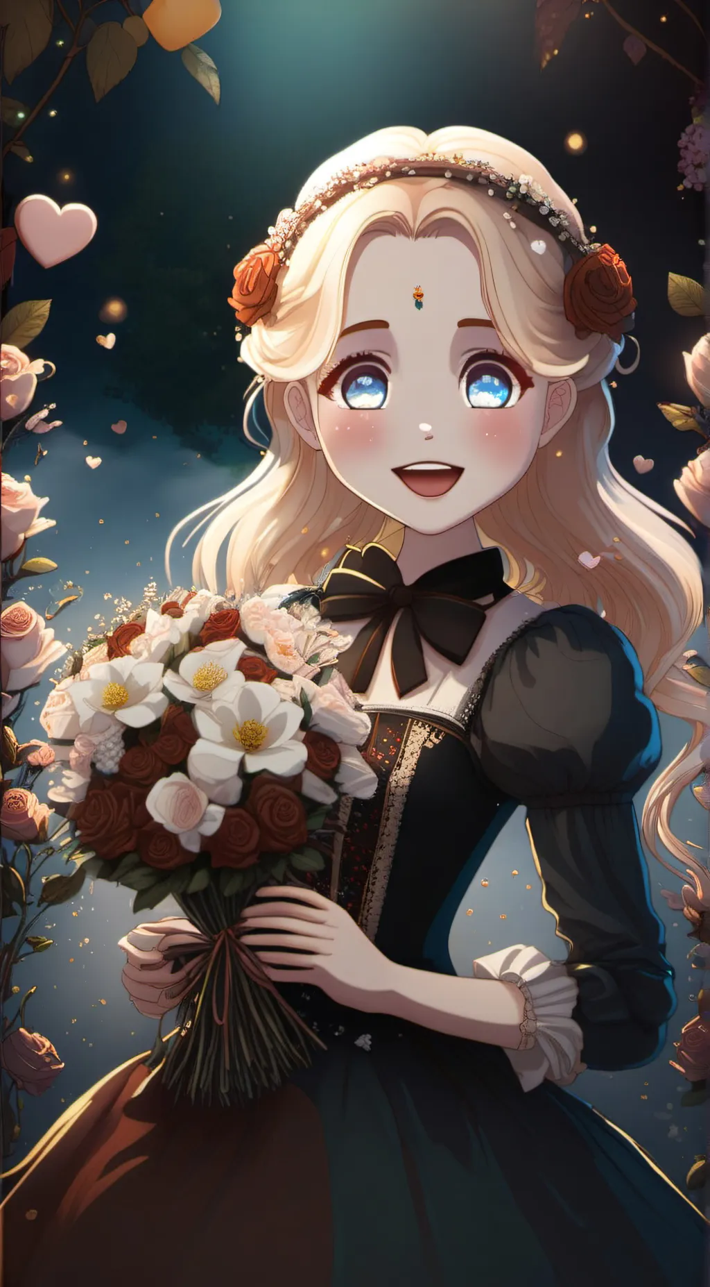 ai character: Lilly background