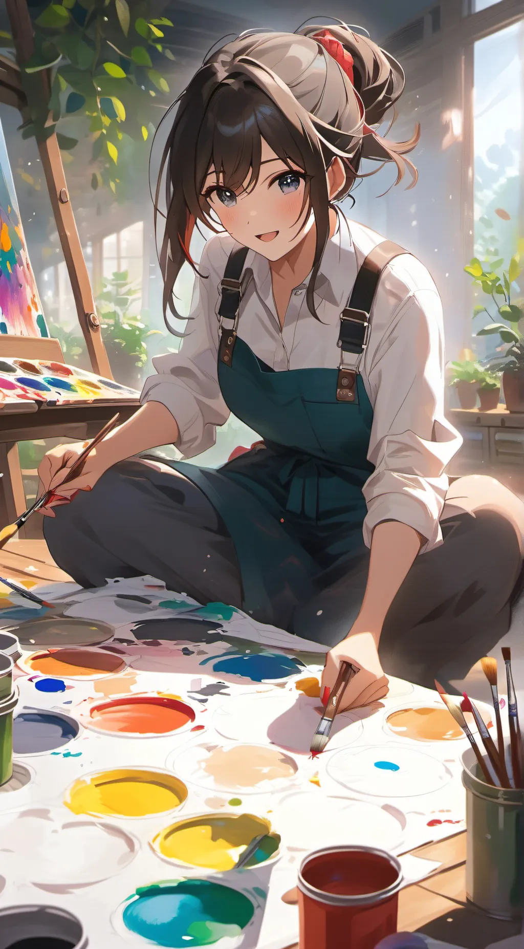 ai character: Bell background